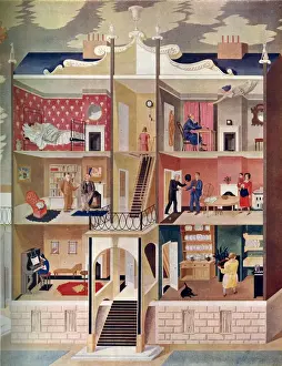 Leben in einem Wohngemeinschaft von Eric Ravilious