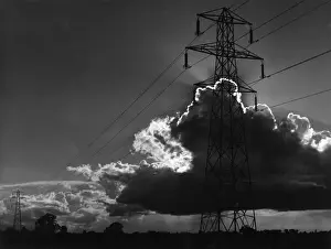Power Lines Drucke: LIGHT AND POWER