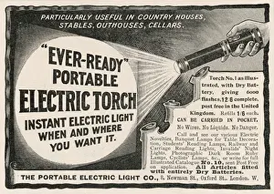 Vintage Advertising Signs Drucke: Lighting / Electric Torch