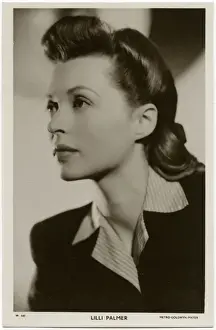 Classic Hollywood Performers Drucke: Lilli Palmer