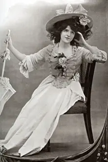 Vintage Theatre Costumes Drucke: Lillian Burns