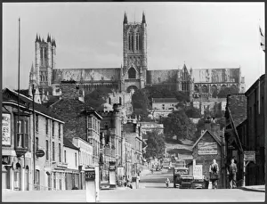 Lincoln Drucke: Liniencathedral 1940s