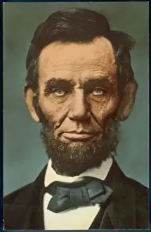 US Presidents Gallery Drucke: Lincoln (Postcard)