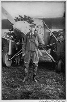 Historical Flight Photos Drucke: Lindbergh Flying Clothes