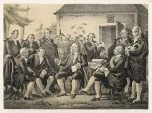 Drucke von Karl von Linné, der Linnaeus Schwedischer Naturforscher wurde im Jahr 1790 vom König Gustav III besucht Carl Linnaeus Drucke: Dahlström/Linnaeus