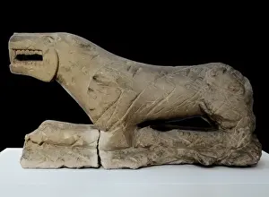 Spanish Historical Monument Drucke: The Lion of Baena