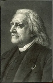 Old Age Portraits Drucke: Liszt Smiling