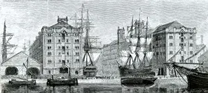 Liverpool Docks History Drucke: Liverpool docks 1876