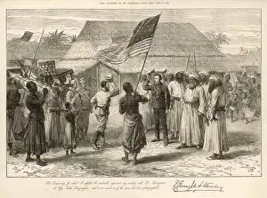 19th Century Exploration Drucke: Livingstone Found