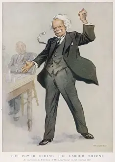 Lloyd George in vollen oratorischen Ausbruch.