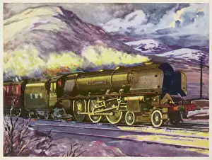 Steam Train Collection Drucke: Lms Coronation Loco