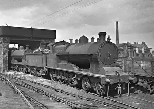 London Railway History Drucke: LMS steam engine