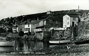 Drucke von Die Krake im Hafen von Mousehole in Penzance nahe Neuwelt in Kornwall, England. Datum: 1956 Newlyn Drucke: Die Krake im Hafen von Mouseloe in Kornwall