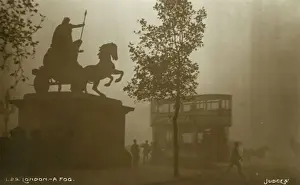 Wetter Drucke: Londn im Nebel