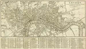 Karte von London, 1806