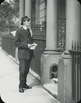 British Postal Service History Drucke: London Postman