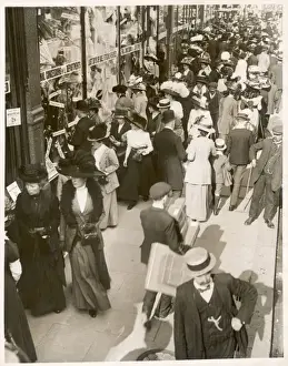 Old London Street Life Drucke: London Shoppers 1908