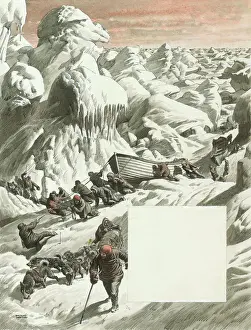 Trans-Antarktis-Expedition Drucke: Der Lange, Lange Drift.