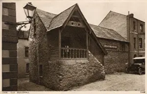 Historic Buildings In Cornwall Drucke: Looe, Cornwall - The Old Guildhall