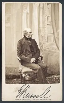 Liberal Party Politics UK Drucke: Lord John Russell / Cdv