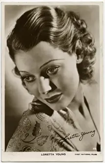 Performing Artists Online Drucke: Loretta Young