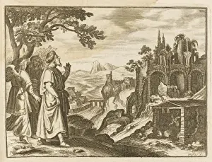 Old Testament Events Drucke: Lot and the Angels