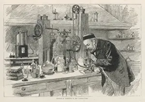 19th Century Scientist Drucke: Louis Pasteur / Graphic 85