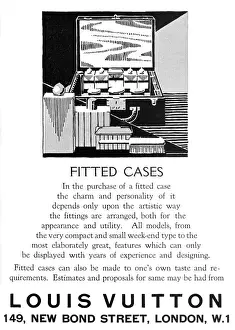 Vintage Fashion Advertising Drucke: Louis Vuitton advertisment