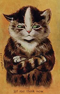 Zeichnungen Drucke: Löwenzahn Katze