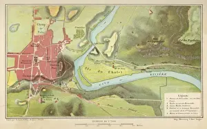 Lourdes/ Karte im Jahr 1858
