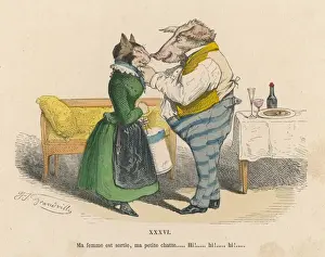 Liebende als Katze und Schwein