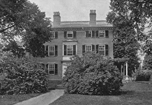 Cambridge Massachusetts Landmarks Drucke: LOWELLs HOME - 3