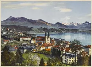 Swiss Alps Landscapes Drucke: Lucerne / Vierwald C20