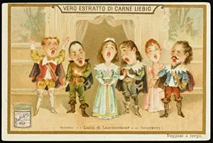 Mary Evans Prints Online Drucke: Lucia - the Sextet