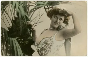 Early 20th Century Performer Drucke: Lucy Manon