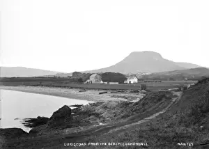 Irish Coastal Photography Drucke: Lurigethan from the Beach, Cushendall