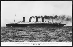 Maritime History UK Drucke: Lusitania in 1908
