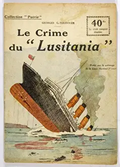 Lusitania Sinking Drucke: Lusitania Sinks