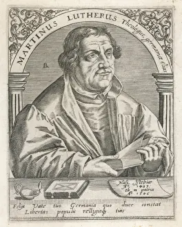 Martin Luther Biography Drucke: Luther (De Bry)