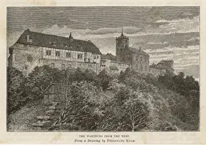 Martin Luther Drucke: Luthers Burg zu Wartburg