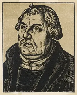 Martin Luther Drucke: Luther Holzschneider
