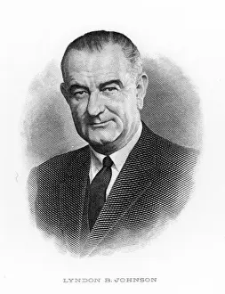 Presidential Portraits Gallery Drucke: Lyndon B Johnson