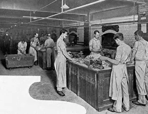 Bread Making Process Drucke: Lyons Bakery 1900