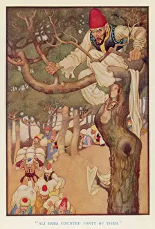 Ali Baba And The Forty Thieves Drucke: M. Orr / Ali Baba