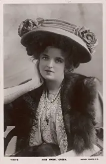1920s Fashion Accessories Drucke: Mabel Green in Hat