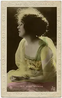 Old Movie Star Portraits Drucke: Mabel Normand