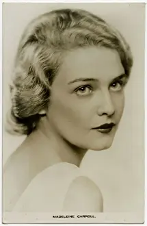 British Screen Legends Drucke: Madeleine Carroll