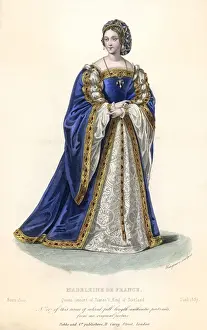 Scottish Monarchy History Drucke: Madeleine De France