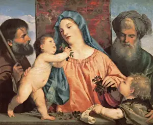 Historical Jesus Images Drucke: Madonna of the Cherries