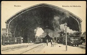 Historic Train Stations Europe Drucke: Madrid Station